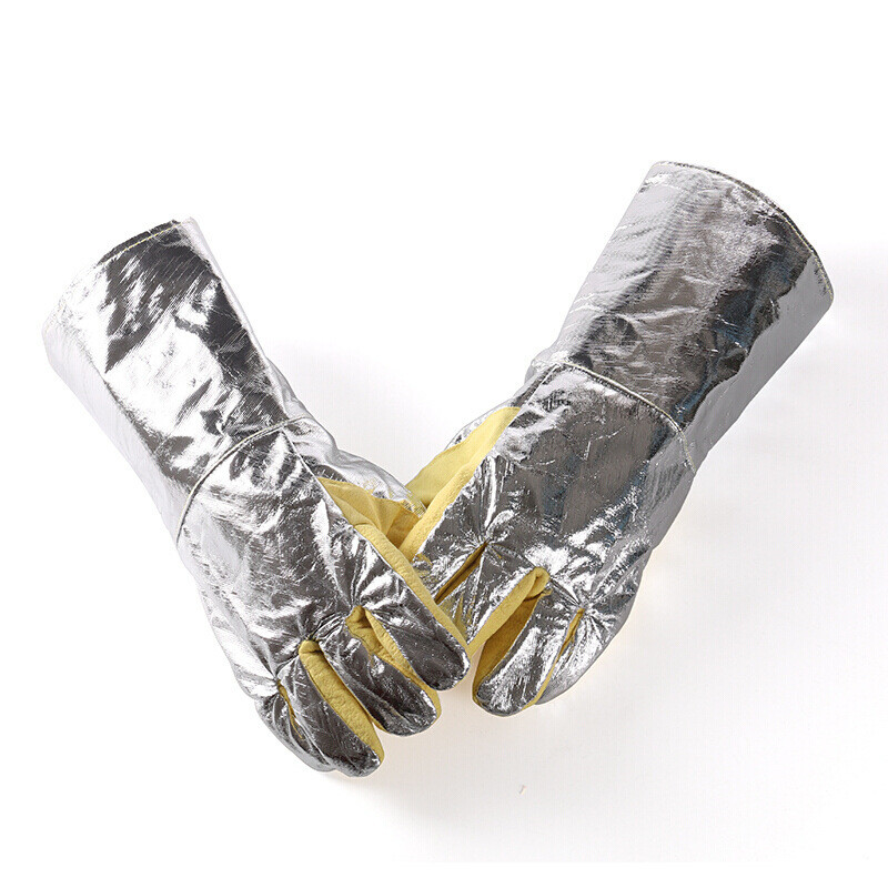 Yellow Aramid Aluminum Coating - Heat Resistant Glove 评论和价格