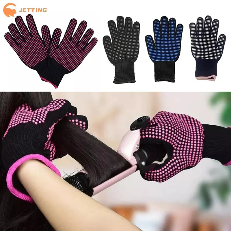 1Pcs Hair Salon Styling Gloves - Heat Resistant Glove 评论和价格