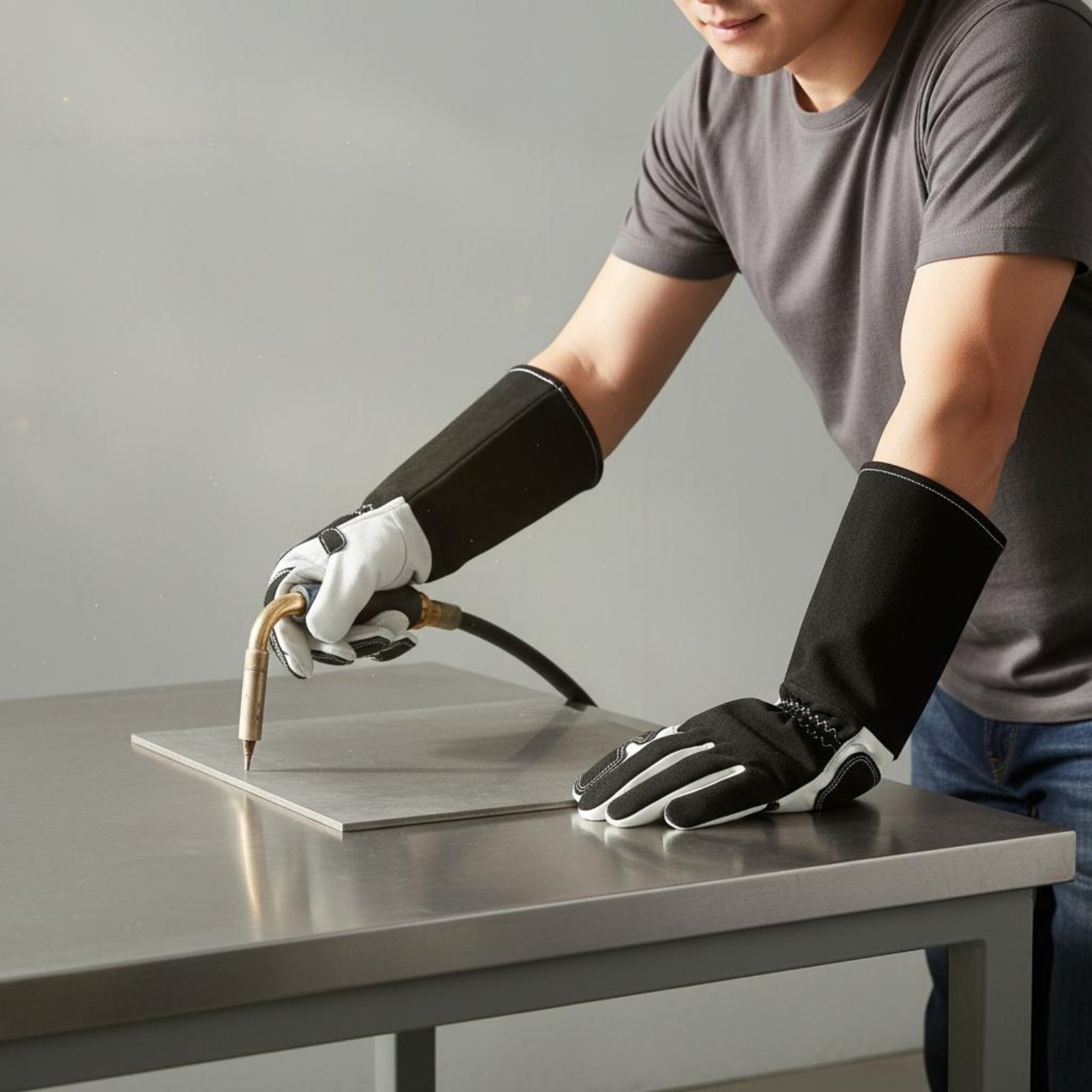 TIG Metalworking Gloves Flexib - Heat Resistant Glove 评论和价格