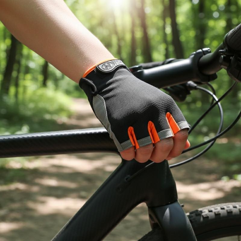 Half Finger Cycling Gloves Men - Fingerless Glove Knit 评论和价格