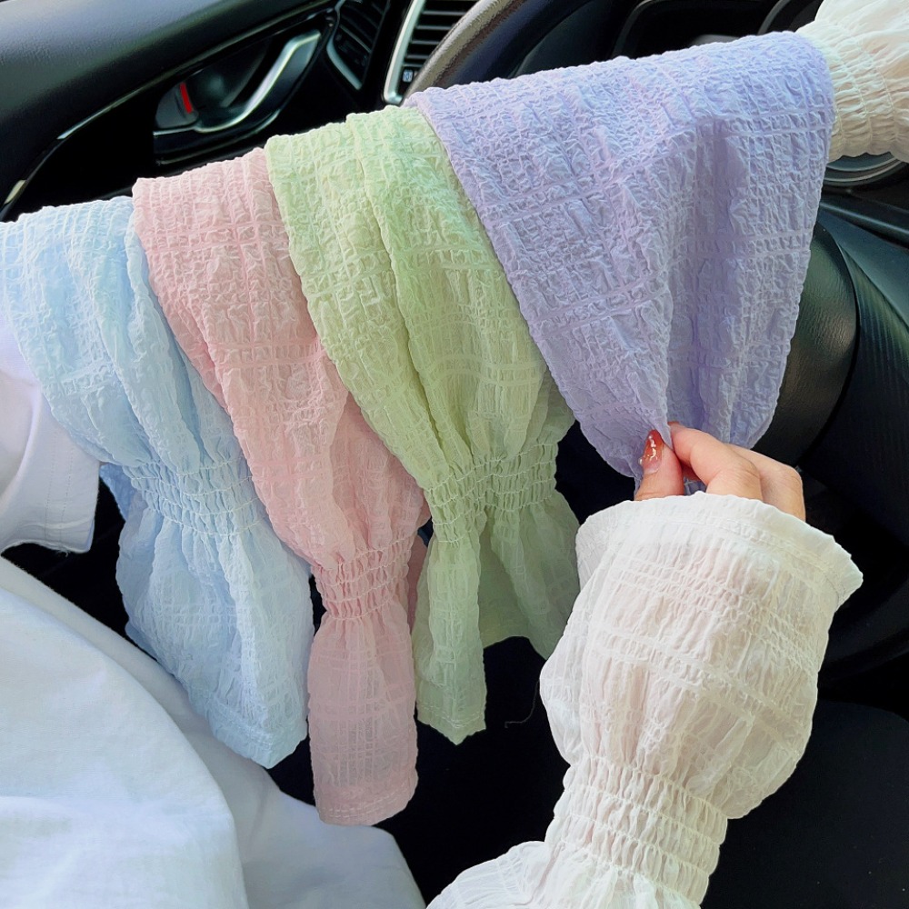 Summer Outdoor Lace Mesh Sun P - Fingerless Glove Knit 评论和价格
