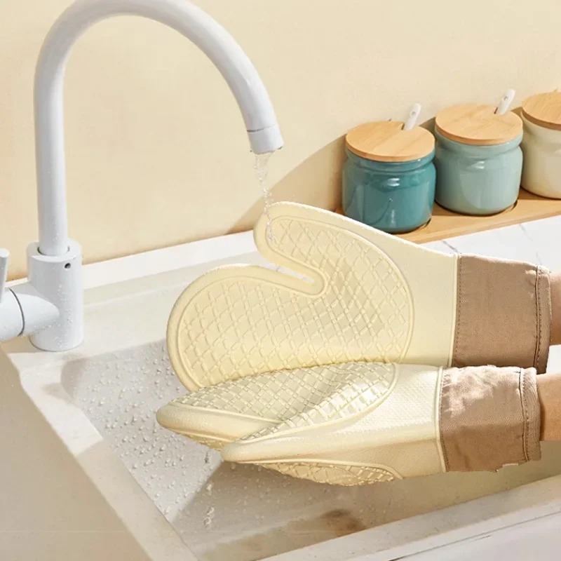 1PC Heat-Resistant Silicone Ov - Oven Mitt Silicone 评论和价格