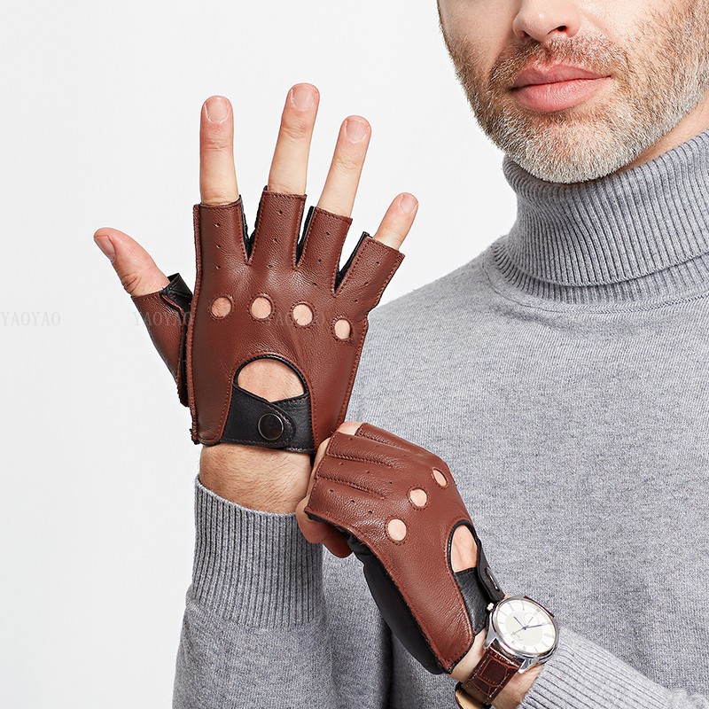 Spring Male100% Pure Real Leat - Leather Driving Glove 评论和价格