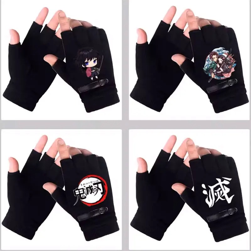 Anime Demon Slayer Student Hal - Fingerless Glove Knit 评论和价格