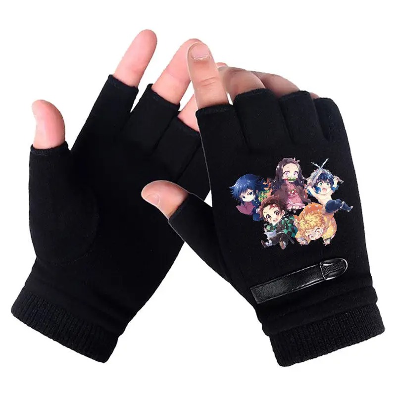 Anime Demon Slayer Student Hal - Fingerless Glove Knit 评论和价格