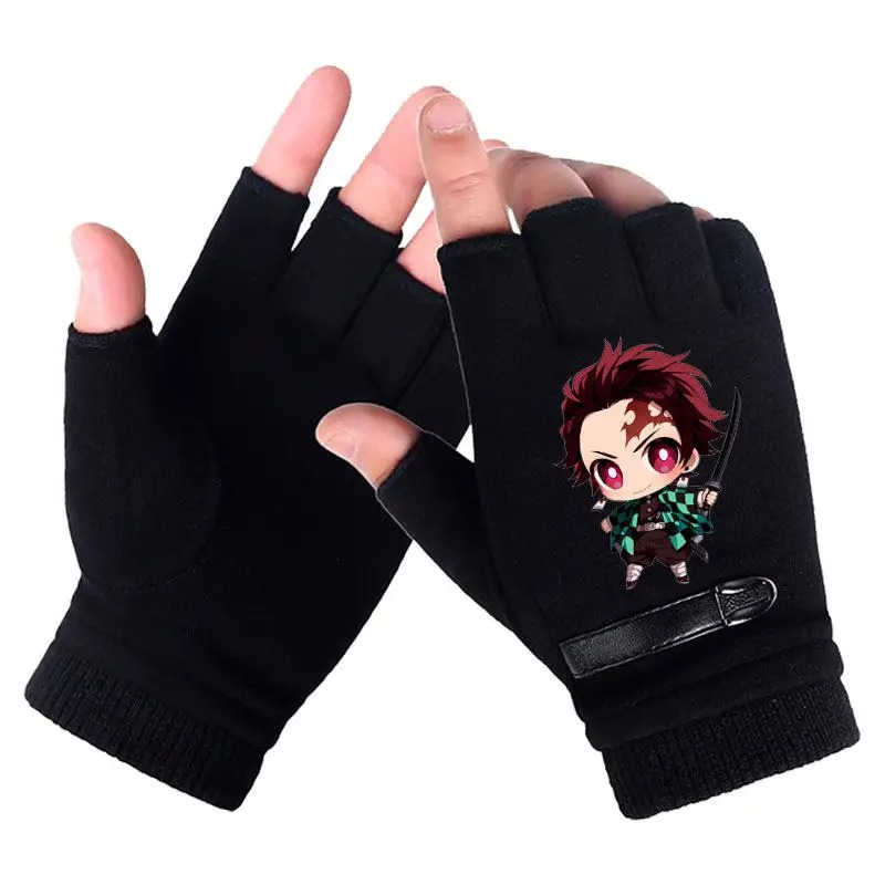 Anime Demon Slayer Student Hal - Fingerless Glove Knit 评论和价格