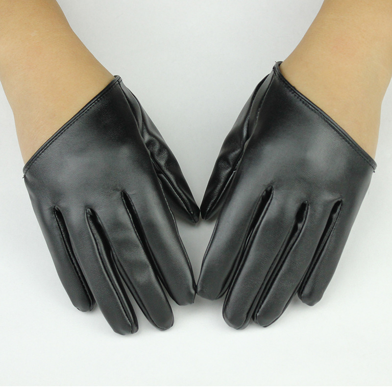 1 Pair Fashion Women Tight Ful - Leather Driving Glove 评论和价格