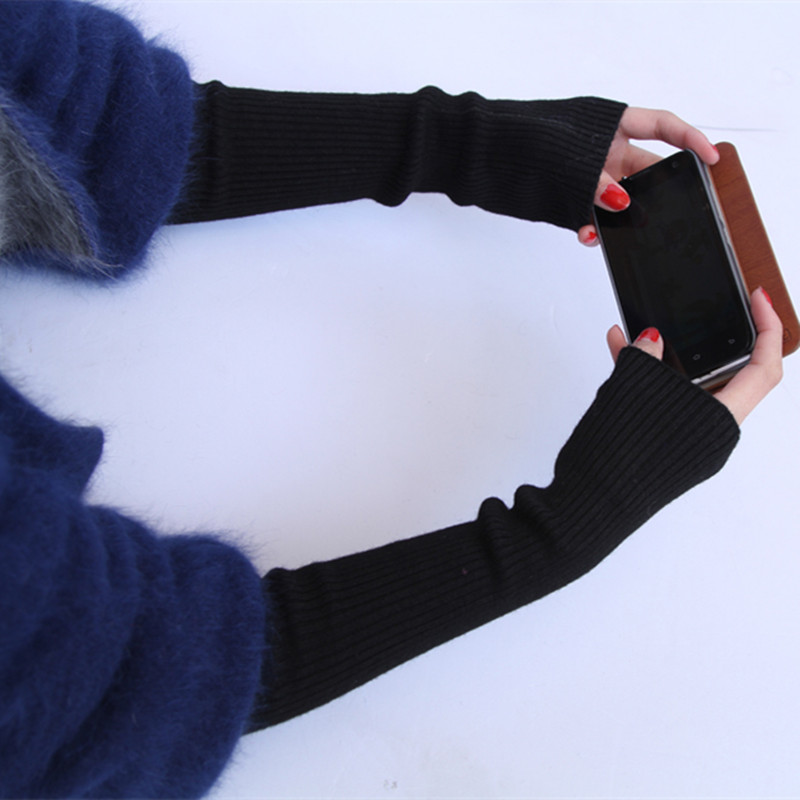 Wholesale Autumn Winter 50cm W - Fingerless Glove Knit 评论和价格