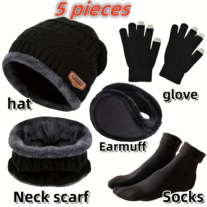 Men's winter hat, outdoor wint - Winter Glove Insulated 评论和价格
