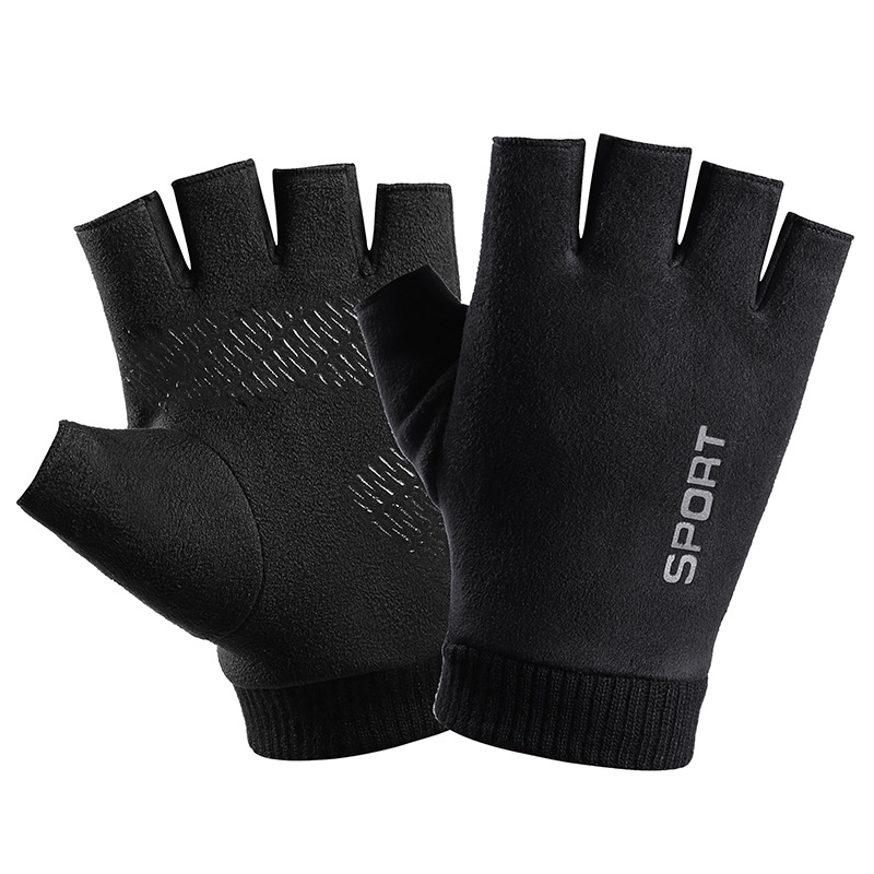 Men Winter Suede Leather Plush - Leather Driving Glove 评论和价格