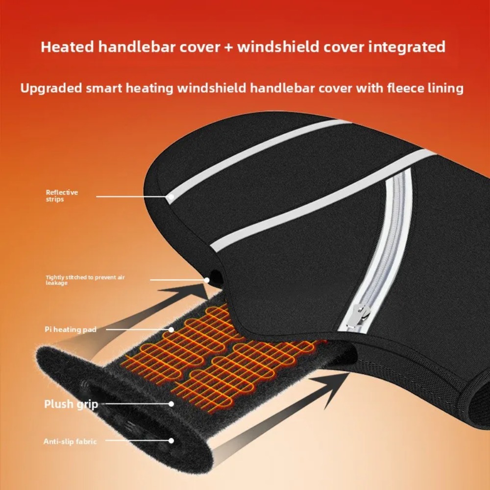 Motorcycle Handlebar Covers Wi - Heat Resistant Glove 评论和价格