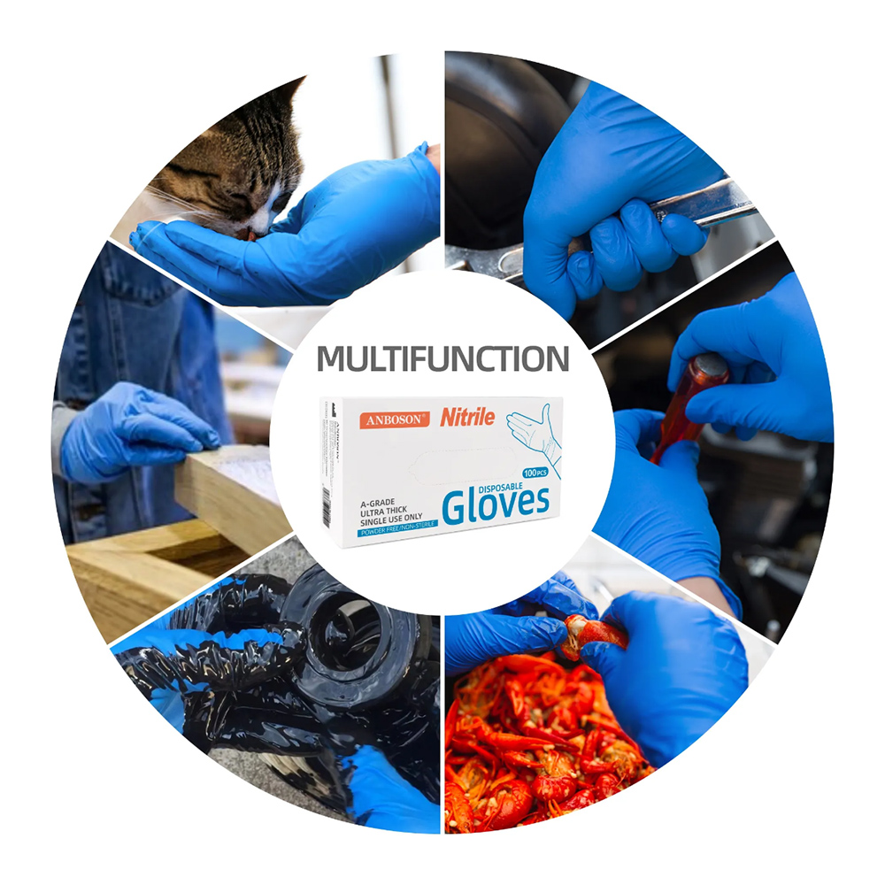Nitrile Exam Gloves-Blue Latex - Exam Glove Nitrile 评论和价格