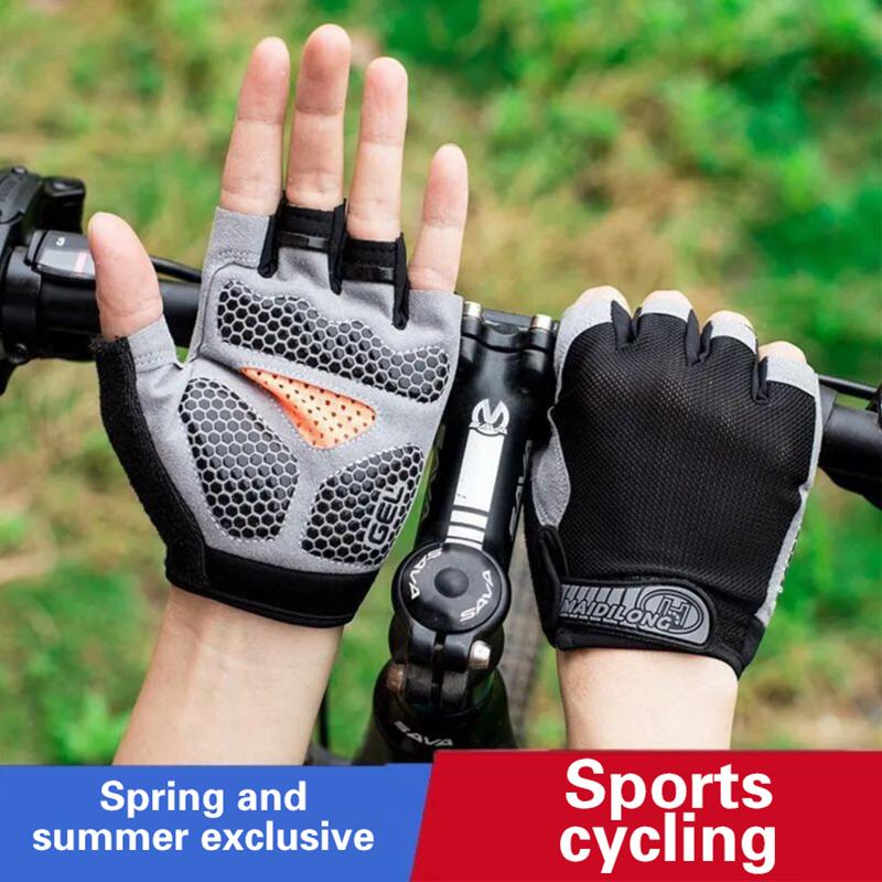 Unisex Half Finger Cycling Glo - Workout Glove Gym 评论和价格