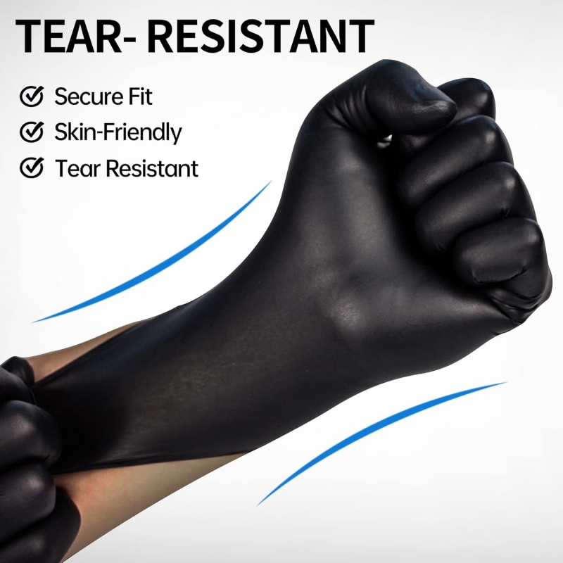 100PCS Black Nitrile Gloves Di - Nitrile Mechanic Glove 评论和价格