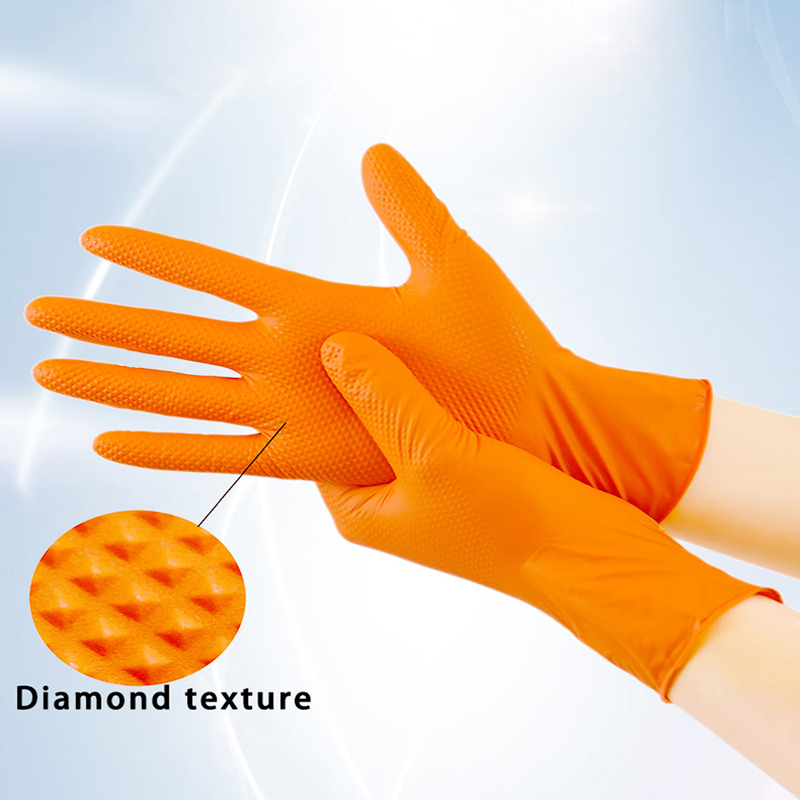 50pcs 8Mil Thick Nitrile Glove - Rubber Glove Cleaning 评论和价格